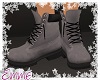 Grey Suede Boots