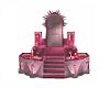 Pink throne