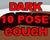 Dark 10 Pose Couch