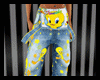 (A) TWEETY OVERALLS BLUE