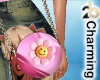 pink flower purse