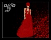 *jf* Red Lace Gown
