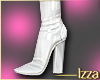 White Latex Boots