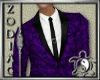 Argyle Purple Suit w/Tie