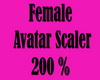 Fem Avatar Scaler 200%