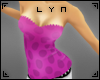 lyn - dotted pink top