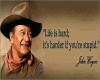 "The Duke" John Wayne