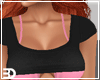 Black Pink Top Skirt
