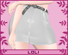 L♥ White Mini Skirt
