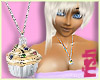 cupcake Love necklace