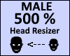 Head Scaler 500% Male