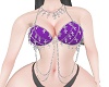 G Cross Purple Bra