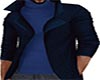D| Blue Coat/Sweater