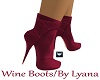 L /   Wine /  Boots