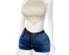 Crochet outfit cream