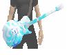 Blue FLames Guitar