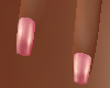 Pink peral nails