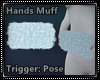Winter Fur Hand  Blu