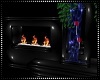 {D} Cross Fireplace