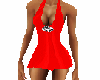 red shortie dress
