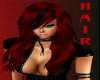 Red/Black Erin Hair