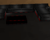 No Pose Black Couch