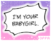 ♡ bubble | babygirl