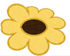 Sun flower rug