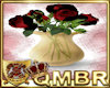 QMBR Roses Vase Red