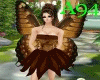 [A94] Brown Fairy Dress