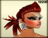 !223!RED FIRE PONY TAIL