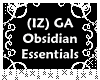 (IZ) Obsidian CrystalTub
