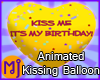 MJ Birthday Kiss Balloon