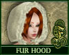 Fur Hood White