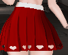 Heart Skirt Red RLL