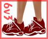 6v3| Red Sneakers