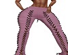 Pink Lace Pants