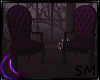 + Purple Chairs +