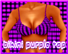 bikini  purple top
