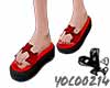 ［Y］star-sandals/red
