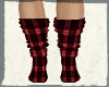 Trixie Red Plaid Sock