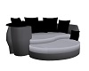 Love Couch Gray n Black
