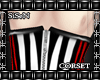 ! SiSeN corset redwhite