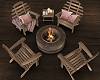 Chairs fire pit NK