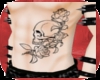 skull'n rose front tatto