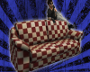 Red Checkered Couch