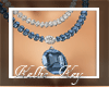 Nacklace Blue Diamond