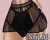 [s] trasp blk skirt [s]