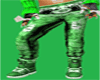 Green Rave Pants/kickers