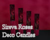 Sireva Roses Deco Candle